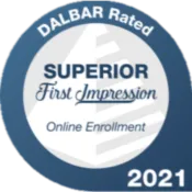 Dalbar 2021 participant online enrollment award seal