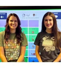 Dr. Jasmine Pielemeier, OT, and Lesley Rytel, SLP